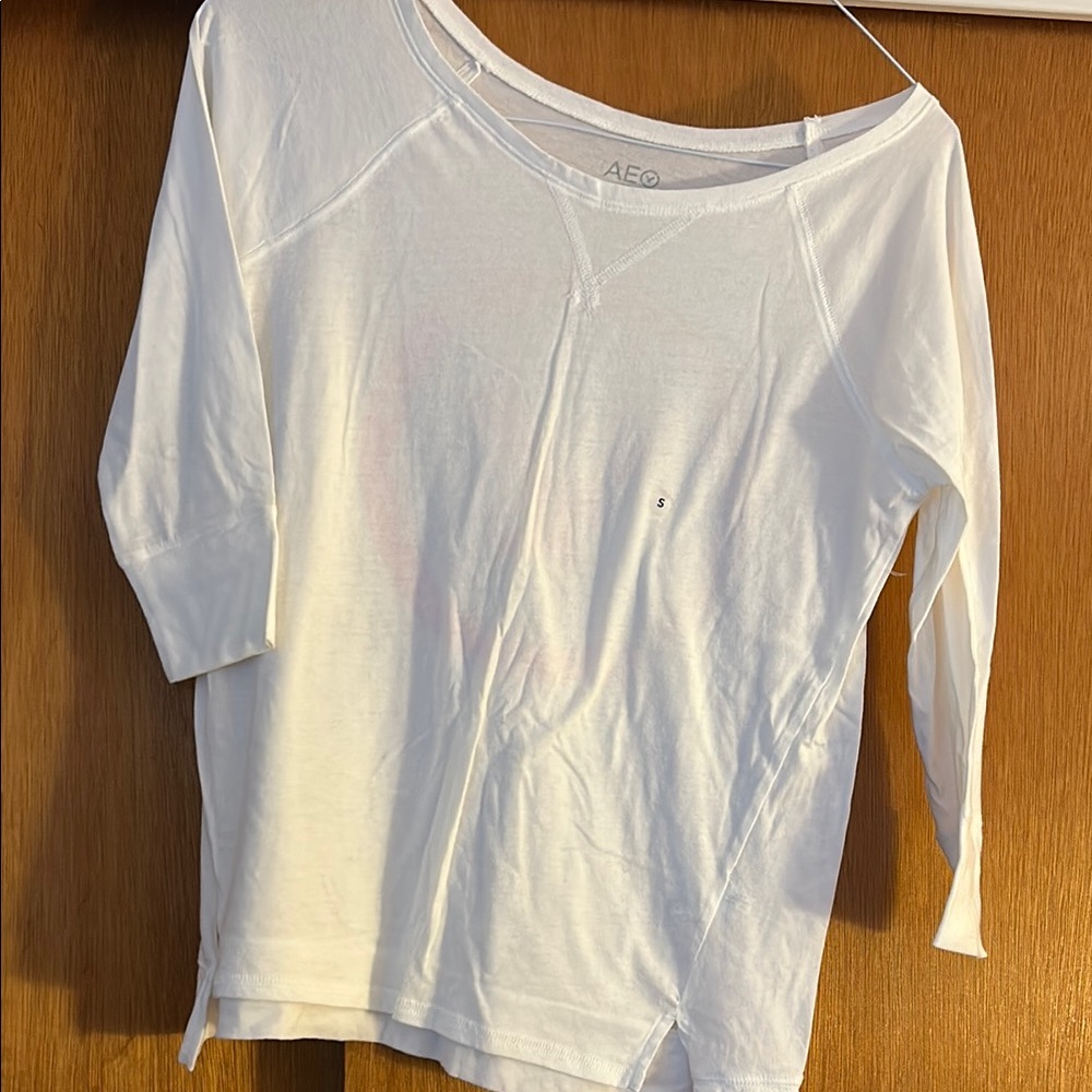American Eagle Outfitters Women's White Top